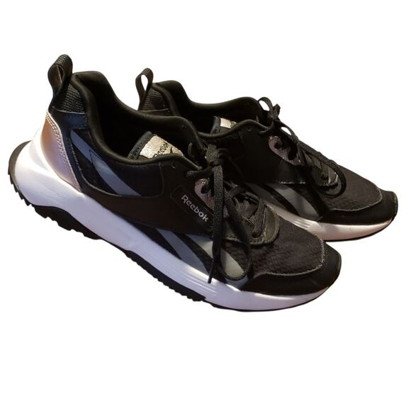 Reebok Ortholite Comfort Footbed Shoes Womens 8 Black/Rose Gold Running Training - Picture 1 of 13